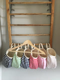 Gingham Hanging Storage Pods