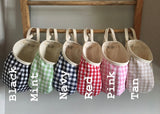 Gingham Hanging Storage Pods